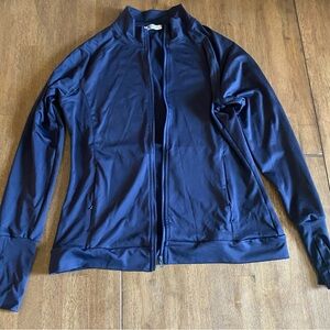 Navy Full-Zip Active Jacket